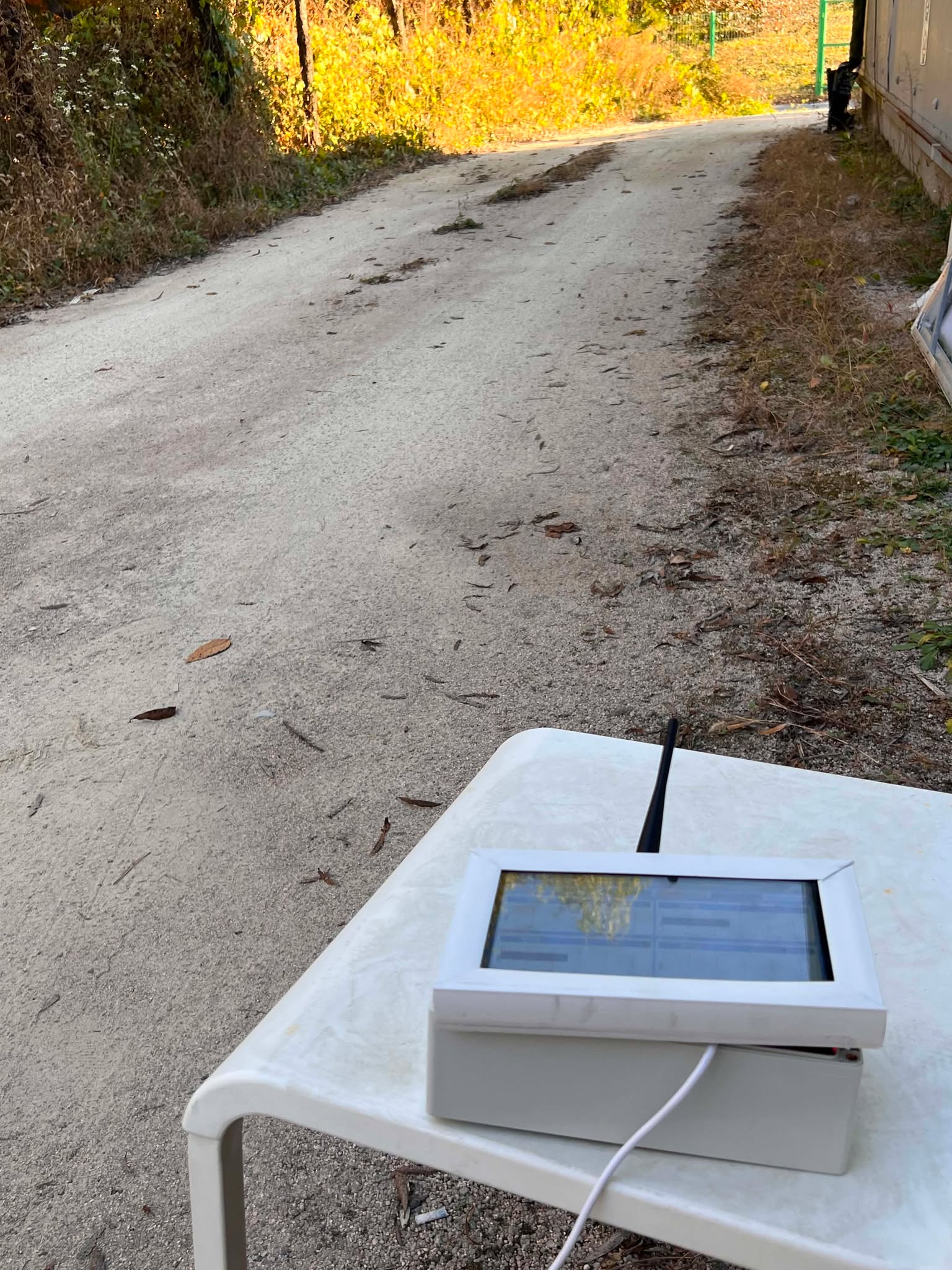Field-testing a sensor prototype